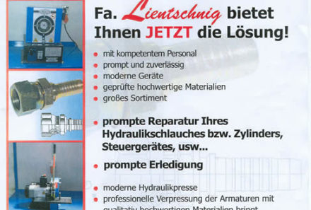 Defekte Hydraulikschläuche?