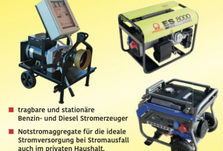 Notstromaggregate für jeden Bedarf