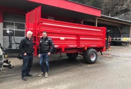 Maschinenübergabe – Stalldungstreuer SIP Orion 80