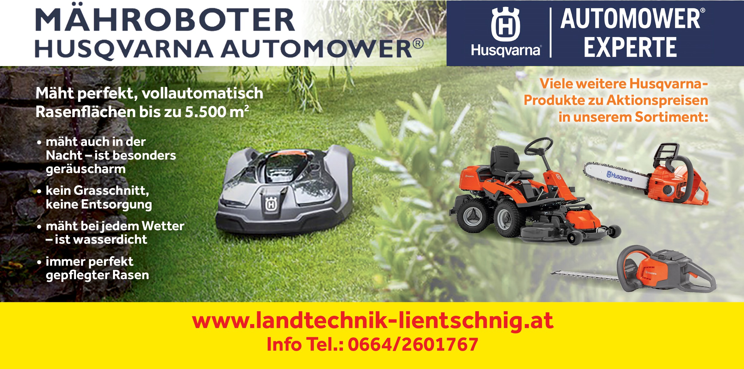 Werbung Automower