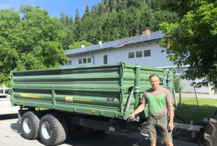 Maschinenübergabe – Fuhrmann Tandem Dreiseitenkipper