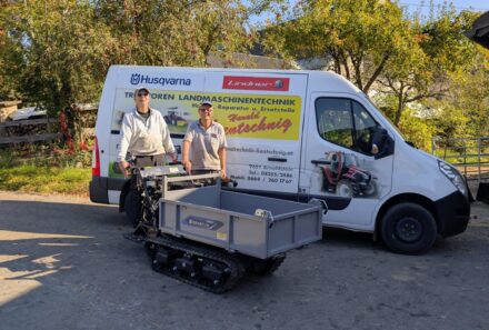 Maschinenübergabe – MINI DUMPER